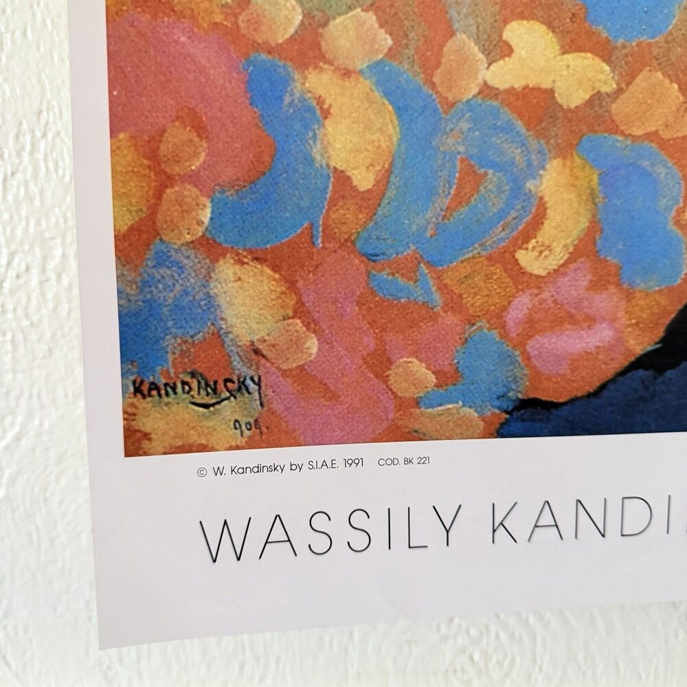 Wassily Kandinsky Winterlandschaft I Winter Landscape 1909 34.5x27” Print Poster - Picture 4 of 13